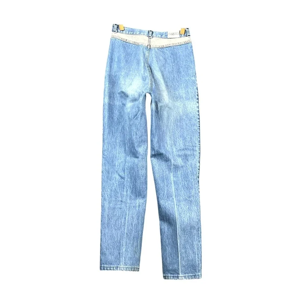 Vintage Razz America Mom Jeans Womens 27x29* Blue Denim High Rise Western Rodeo